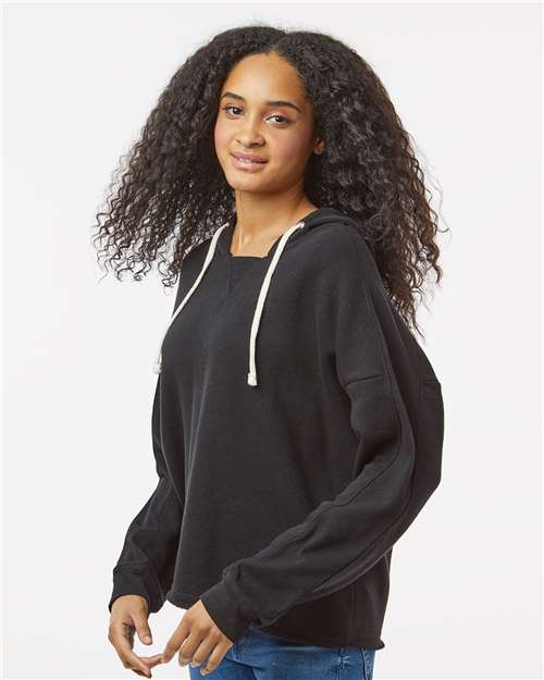 Women's Angel Fleece Crop Hooded Sweatshirt - W23101 4