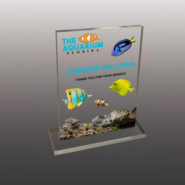 1/2" Custom Ultra Vivid Color Acrylic Awards 3