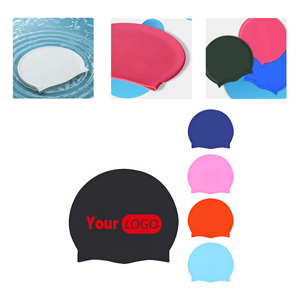 MOQ50 Silicone Swimming Cap For Comfortable Fit 1
