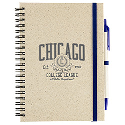 Prairie Fragrant Grass Recycled Spiral Notebook with Pen 29