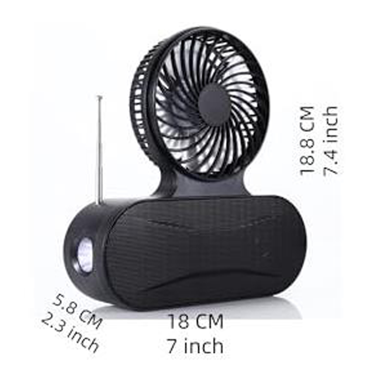Solar-Powered Wireless Speaker Fan 4
