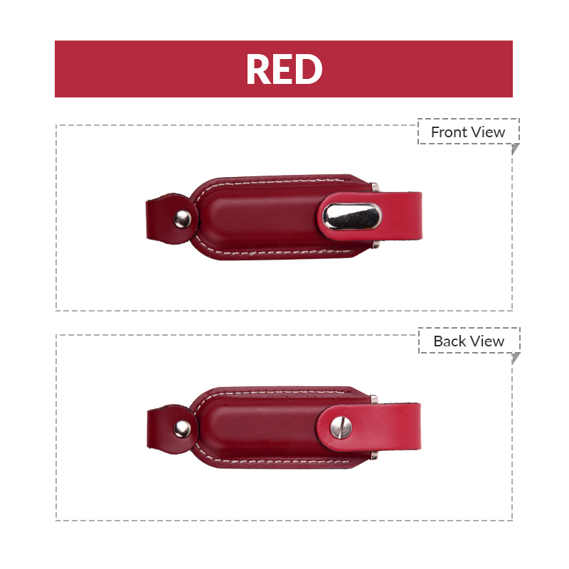 Leather Round Edged USB Flash Drive 16