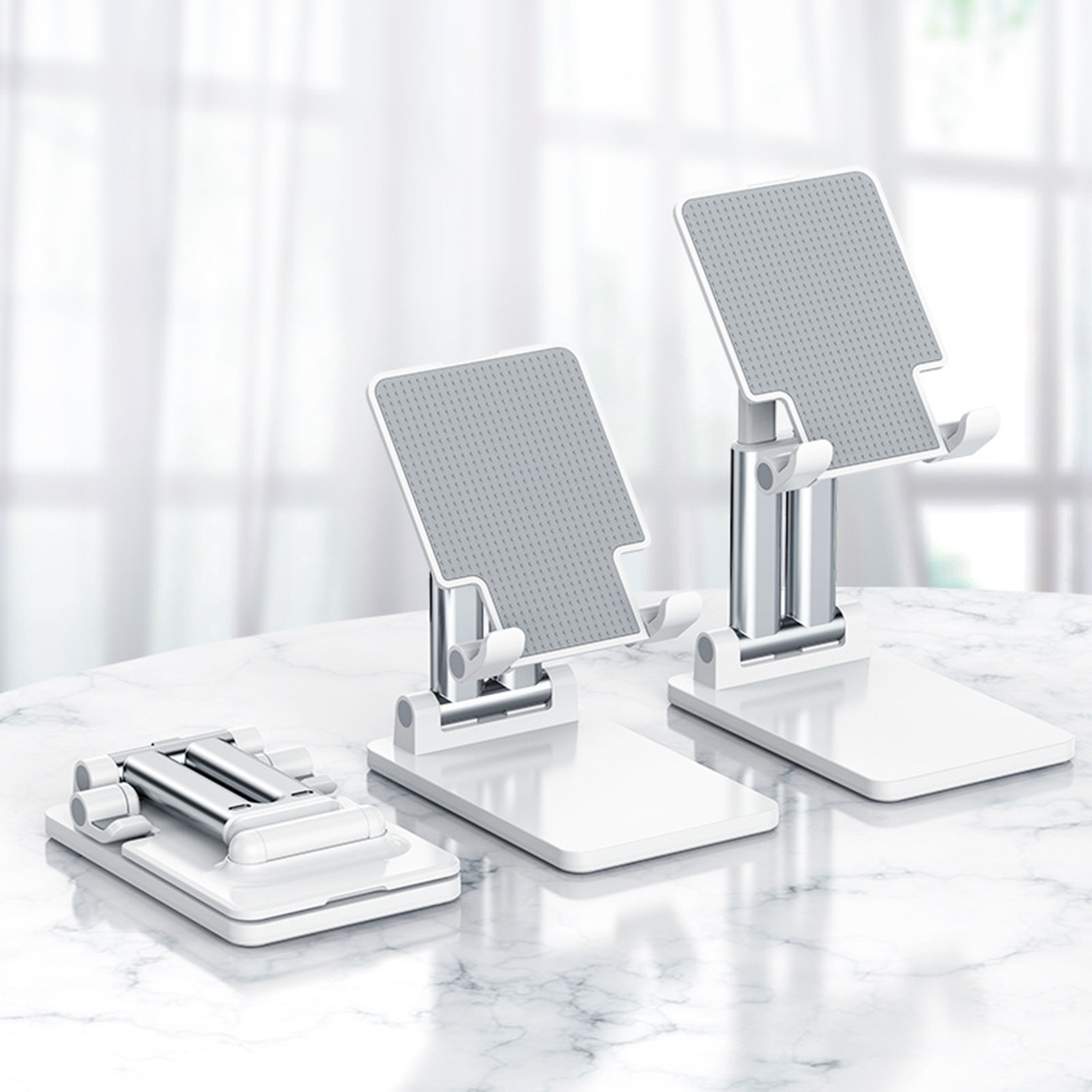 Adjustable Foldable Desktop Cell Tablet Phone Stand Holder 2