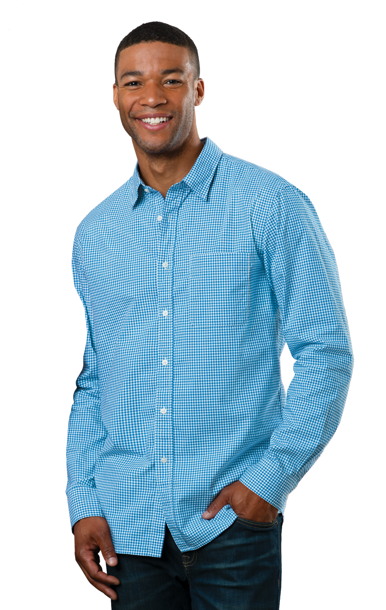 Men's L/S Gingham Check 5