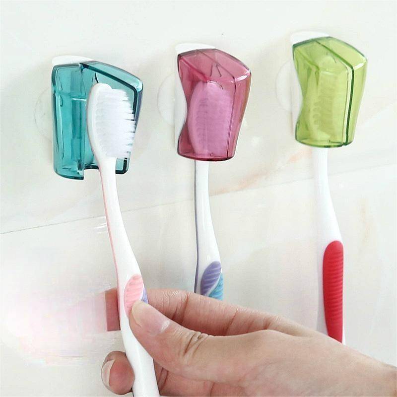 Plastic Toothbrush Cover With Suction Cup 4