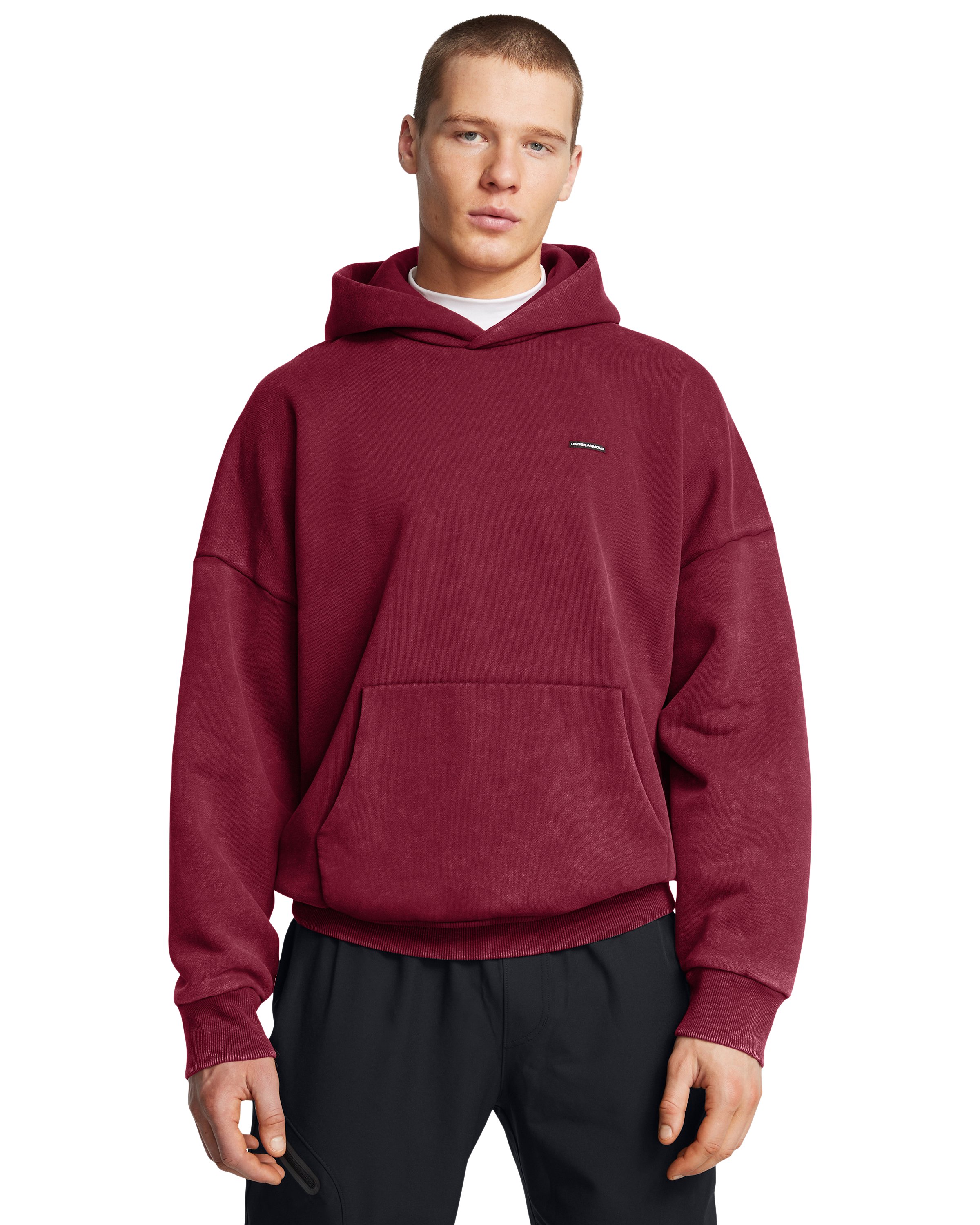 UA Icon Heavyweight Fleece Wash Men's Oversized Hoodie 3