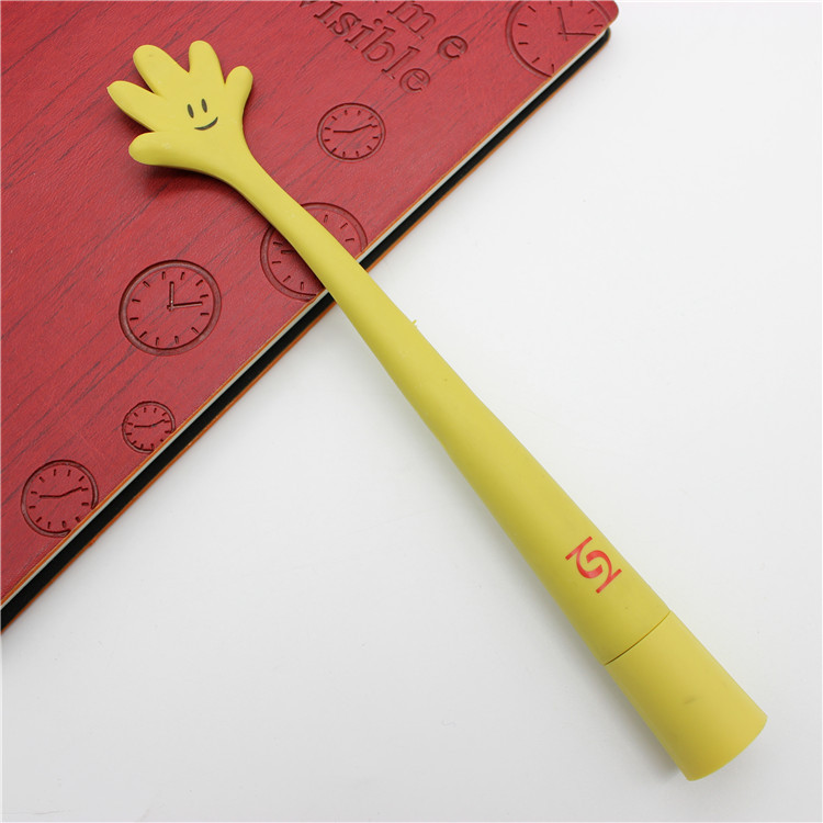 Funny Bending Hand Sign Ballpoint Pens for School Office 2