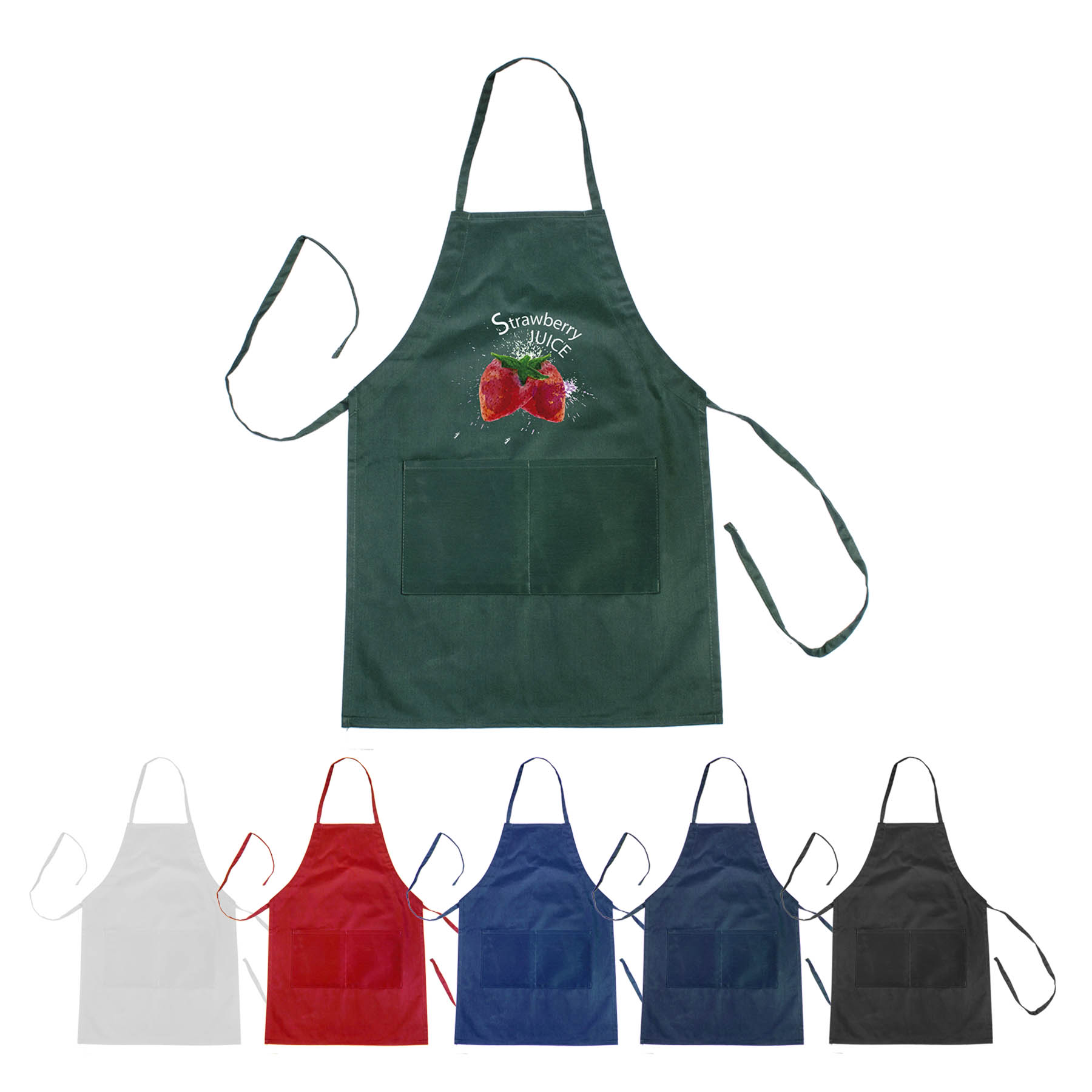 Butcher Style Cotton Twill Apron 4