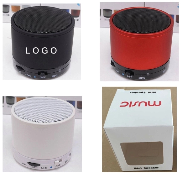 Round Wireless Bluetooth Speaker 4