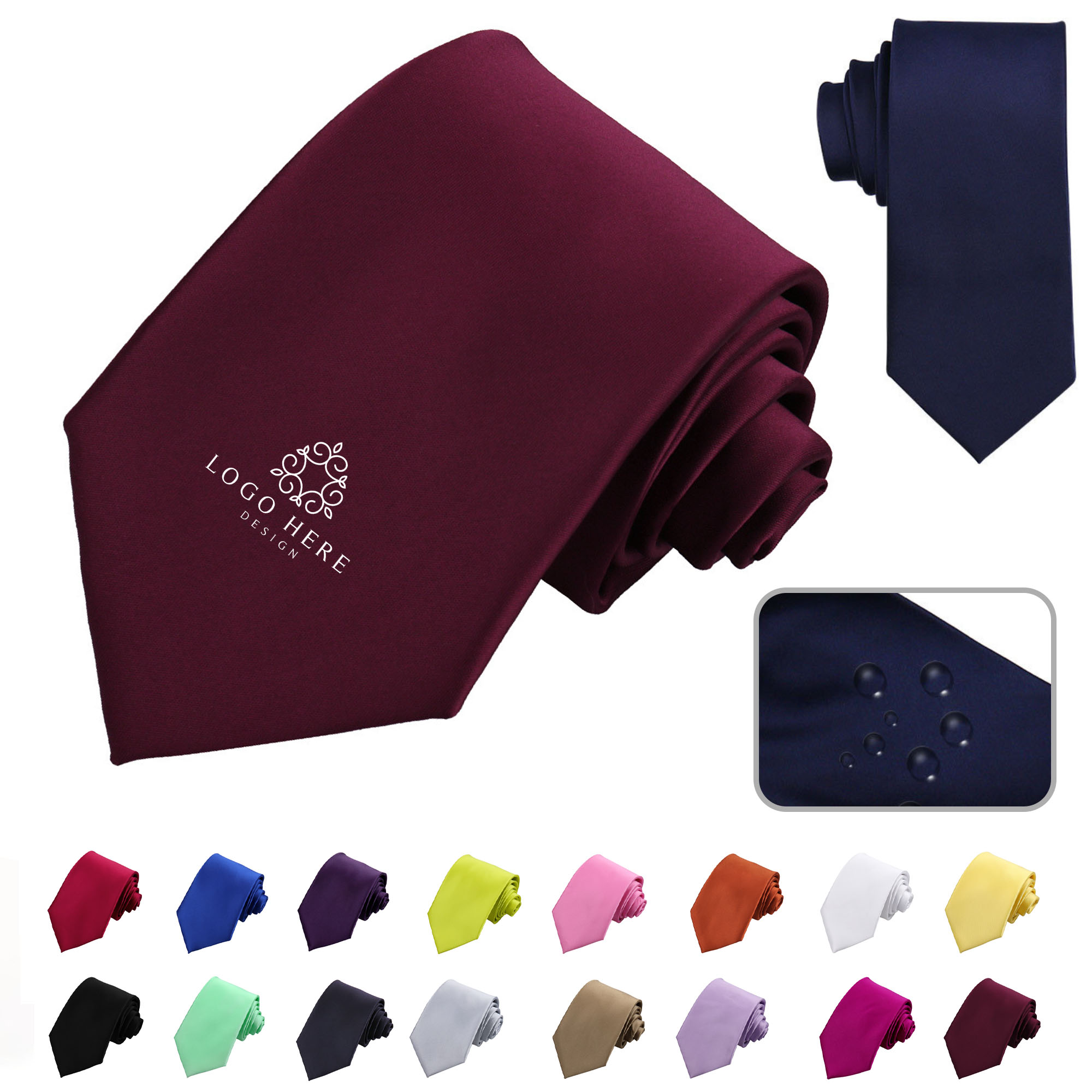 Custom Embroidered Necktie 1