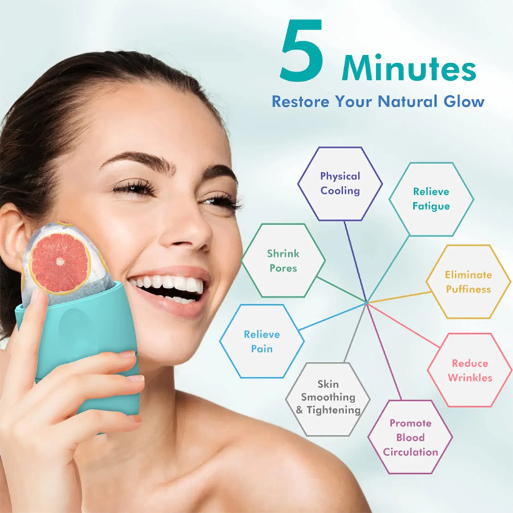 Silicone Facial Ice Roller 3