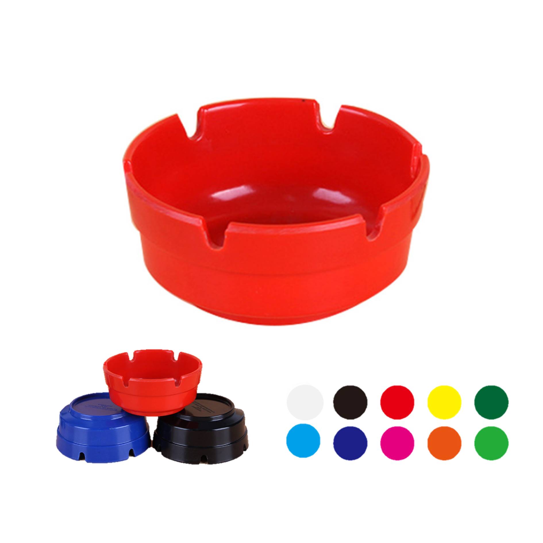 Portable Custom Cigarette Melamine Ashtray 3