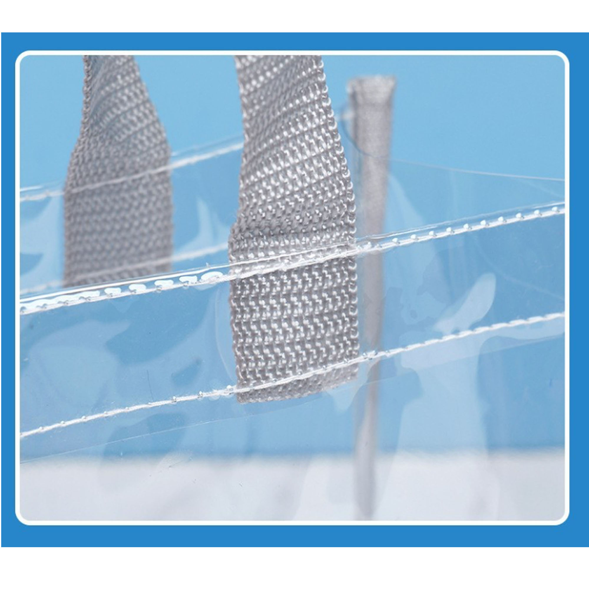 Durable See-Through PVC Tote for Stadium Events 5