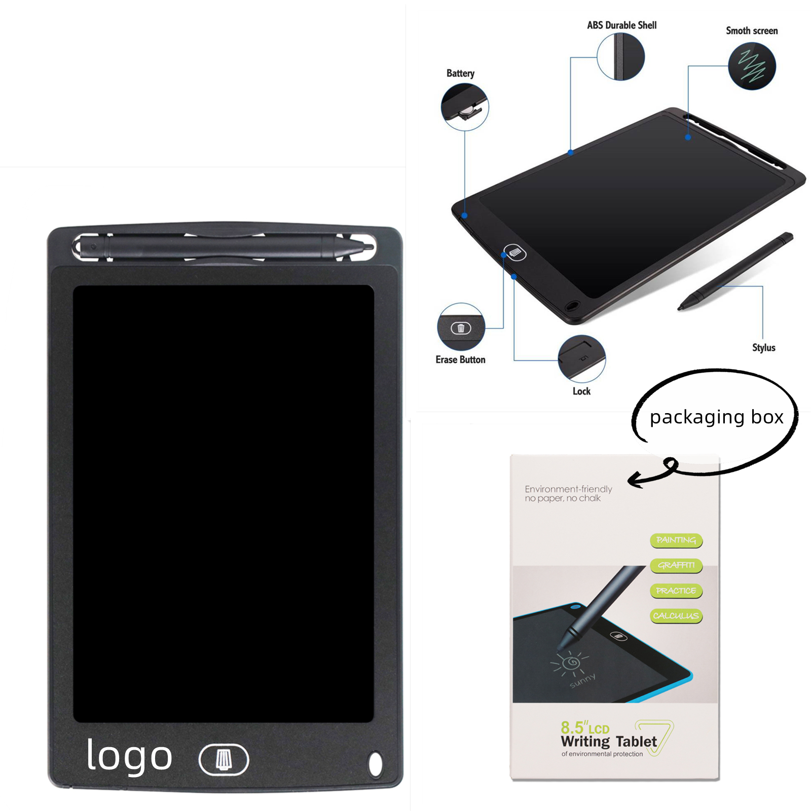 8.5" LCD Drawing Tablet 4