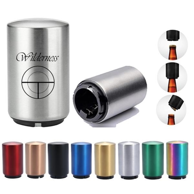 Stainless Steel Automatic Beer Bottle Opener with Magnet 6