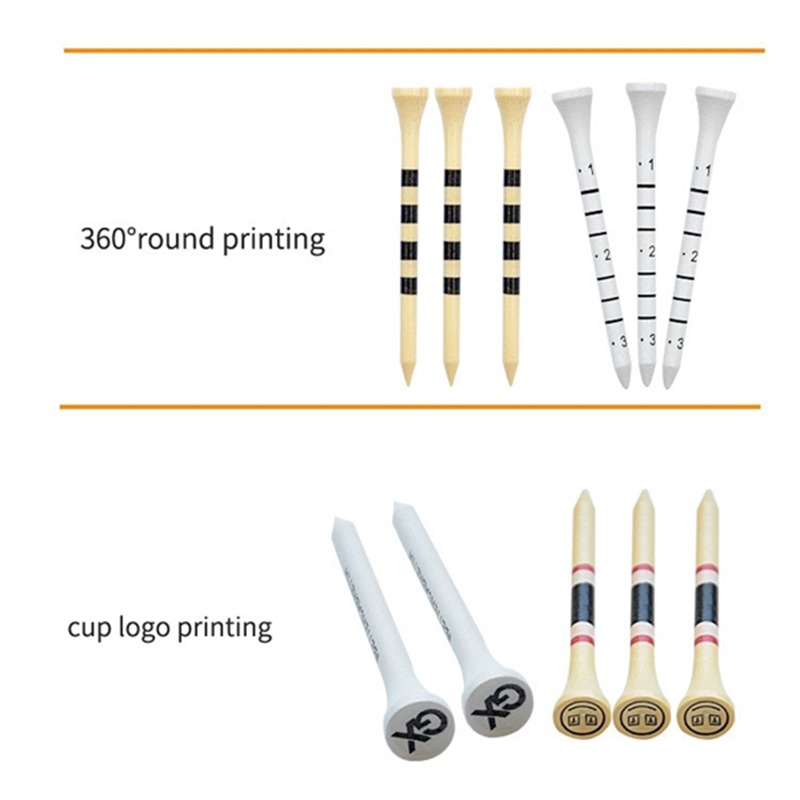 Golf Tees Professional Natural Wood 2