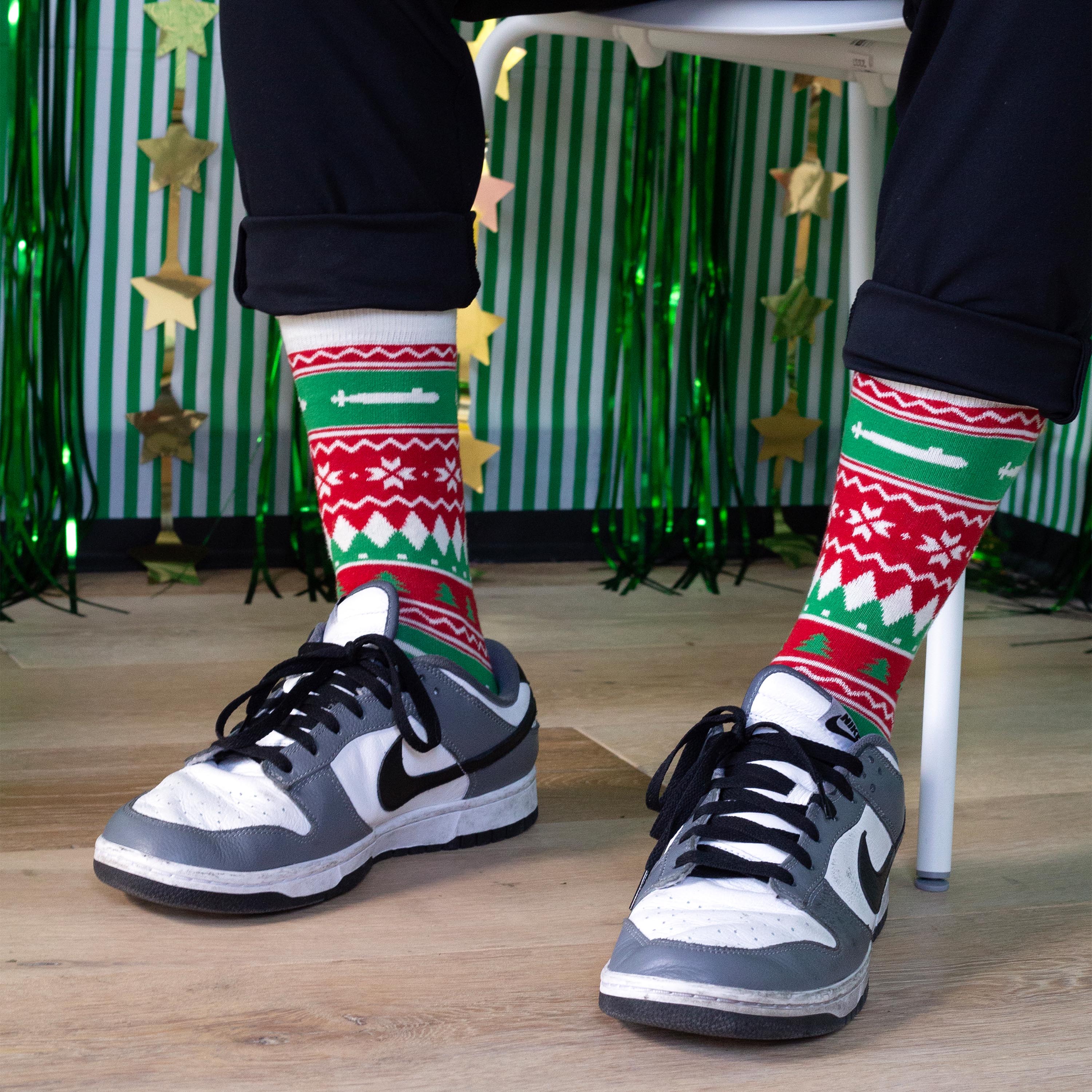 Regular Holiday Socks - Festive Footwear for Any Celebration - American Made 2