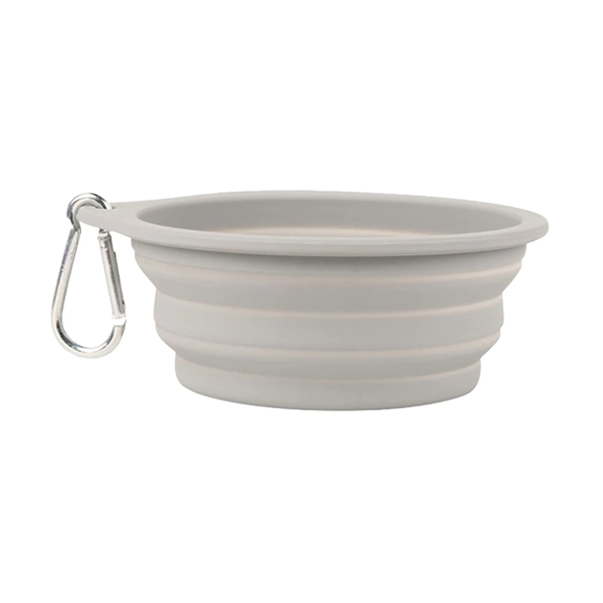 Collapsible Travel 20oz Silicone Pet Bowl with Carabi 2