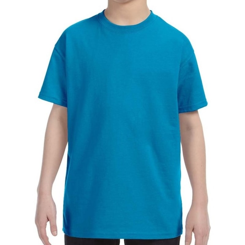 Custom Embroidered Youth Basic Cotton T-Shirts 6