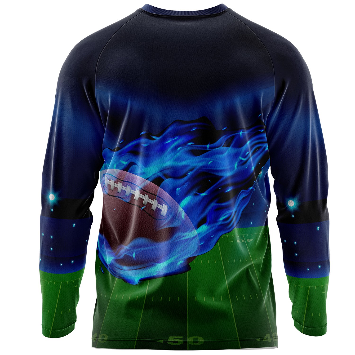 Youth 180 GSM Spandex Milk Silk Performance Sublimation Long Sleeve T-shirt 1