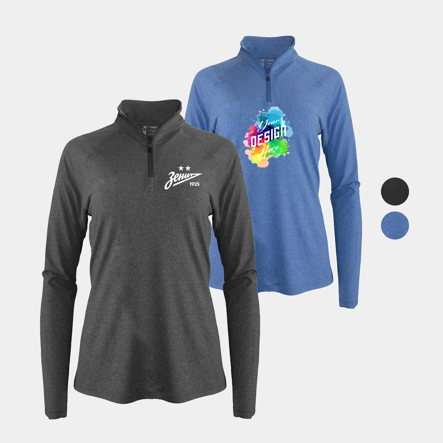 Evo Heather Women's Performance 1/4 Zip 2