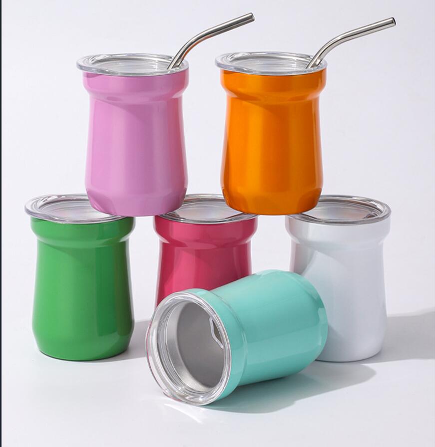 5oz Stainless Steel Mugs With Straw Lid 2
