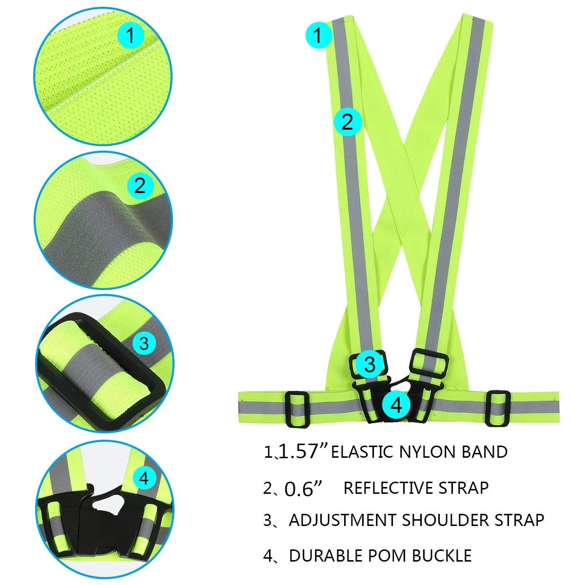 Safety Reflective Belt Vest 3