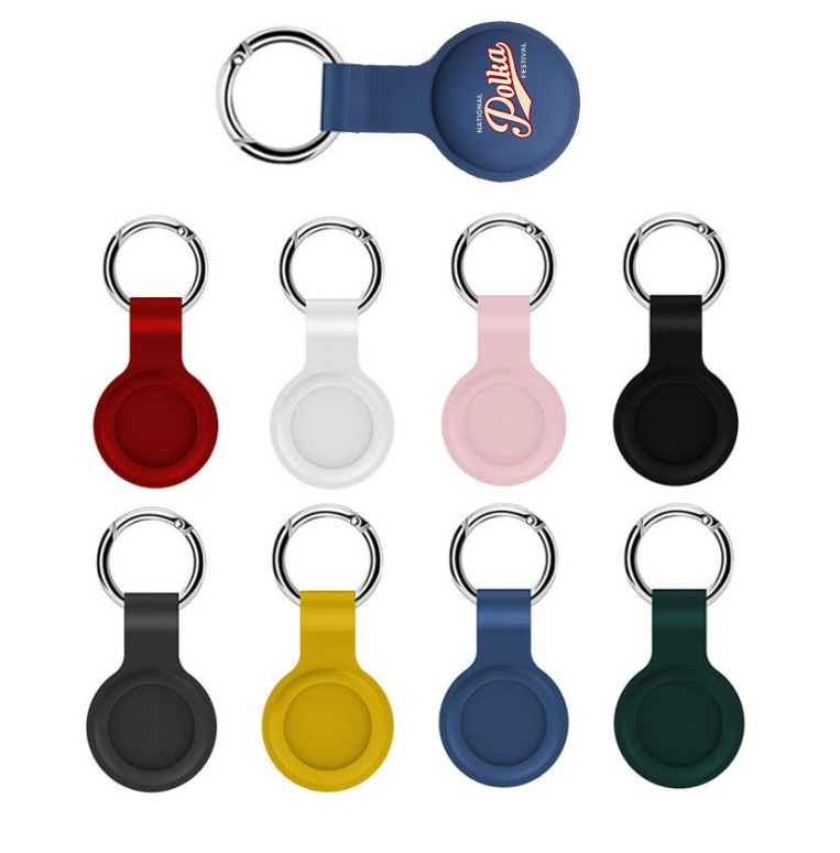 Silicone AirTags Cover with Keychain 1
