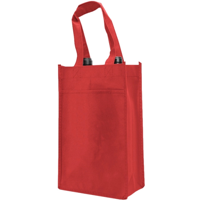 2 Bottle Non-Woven Wine Tote Bag 8