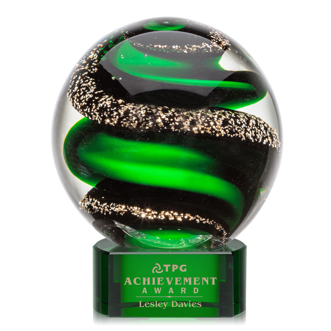 Zodiac Award on Paragon Base - Green 2