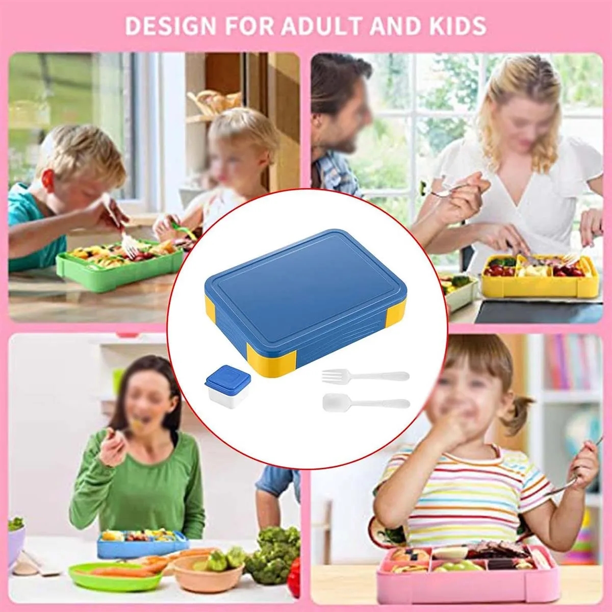 Large Capacity PP Stackable Leak-Proof Lunch Container 7