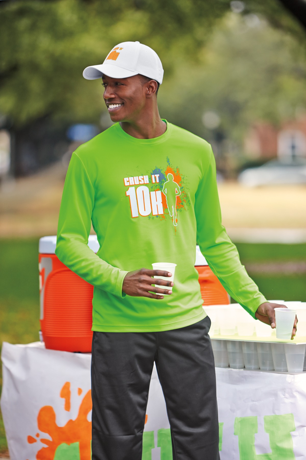 PosiCharge RacerMesh Long Sleeve Tee