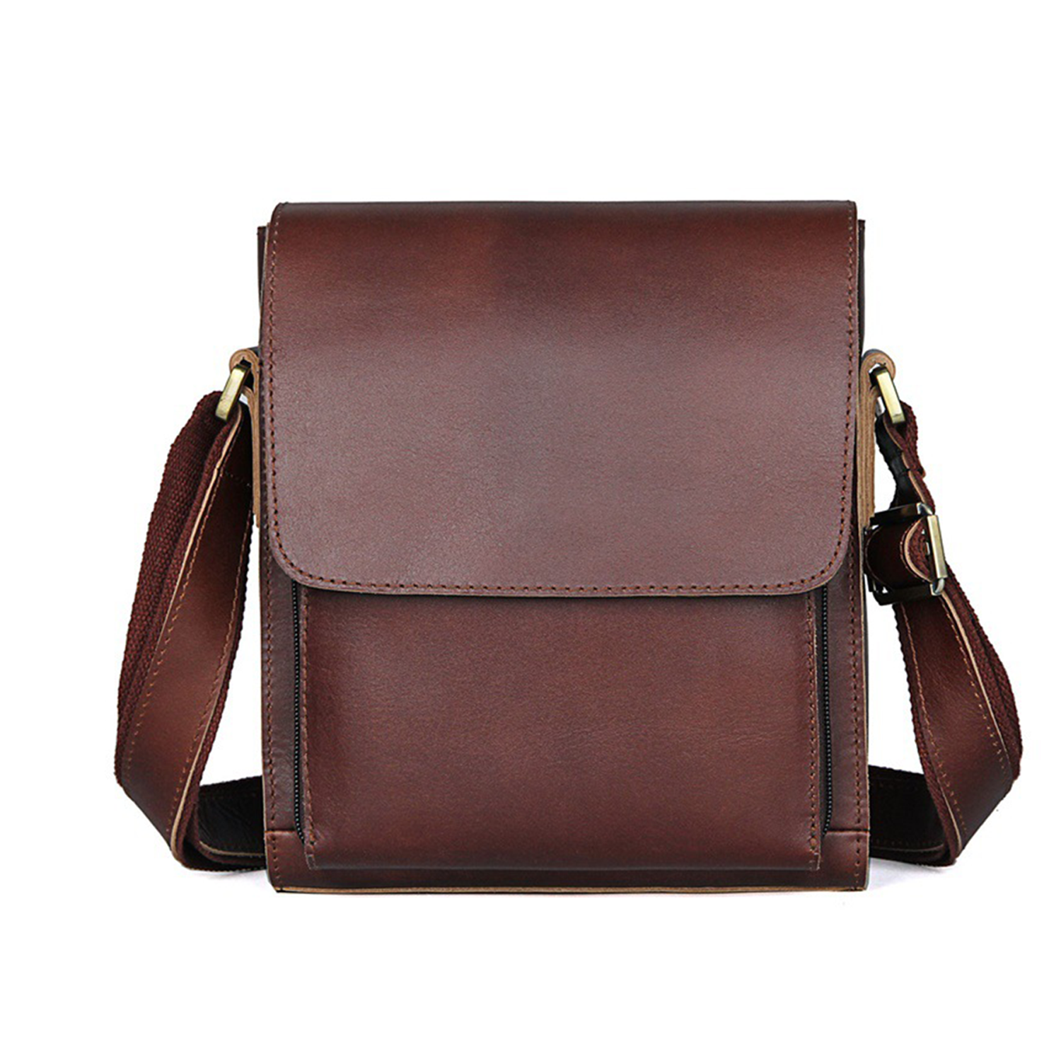Vintage Leather Crossbody Bag for Men 7