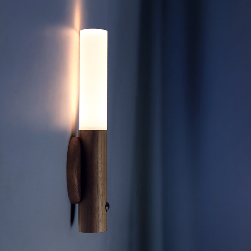 LED Wooden rechargeable night light 3