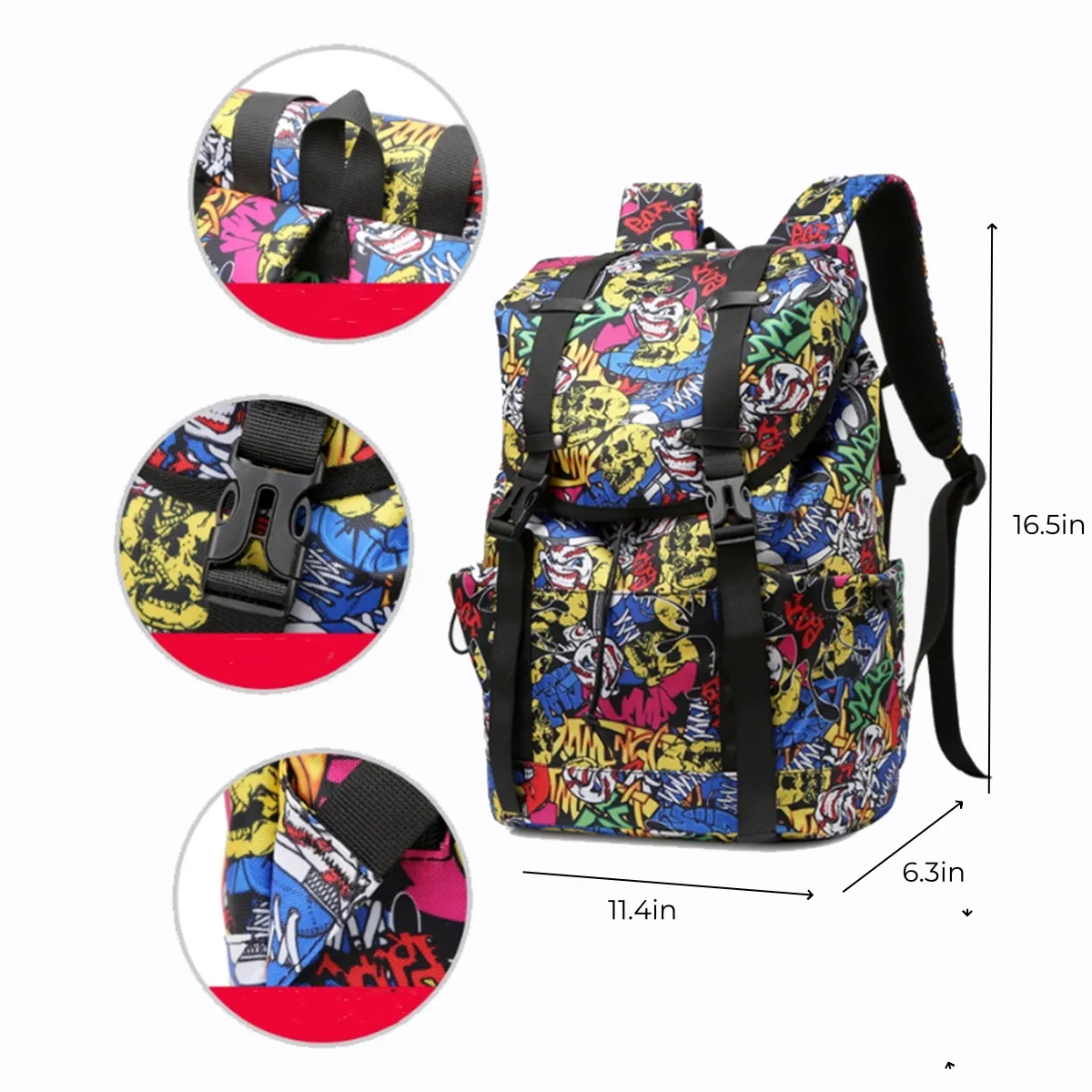 Casual Daypack College Laptop Backpack for Men Women 3
