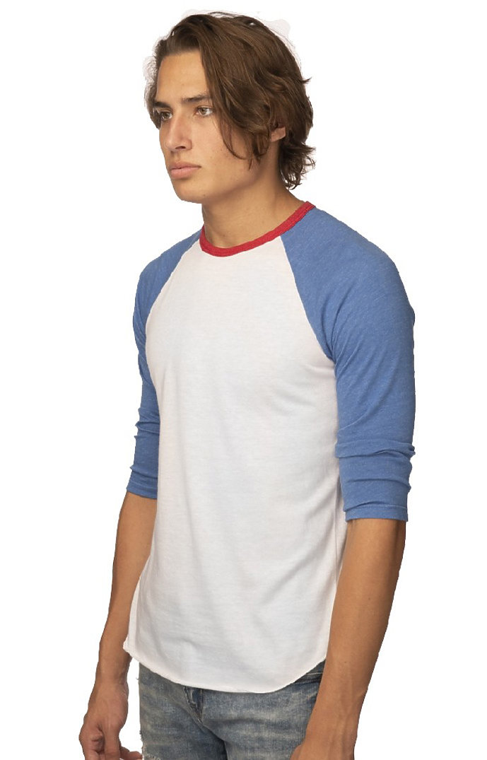 Unisex Americana Raglan Baseball Shirt 5