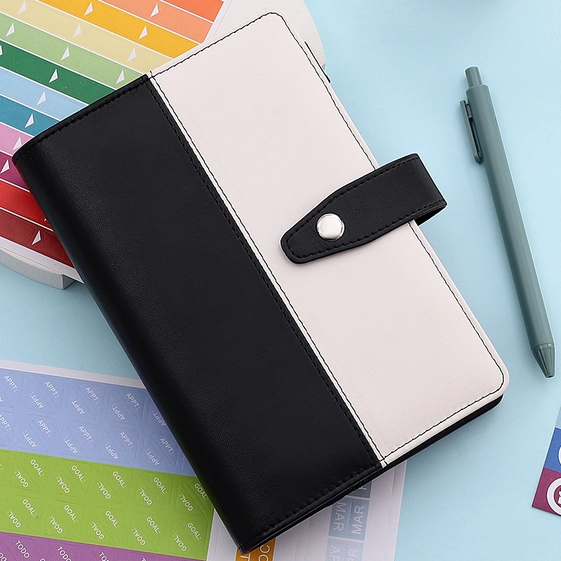 PU Leather A6 Budget Planner Binder Notebook 2