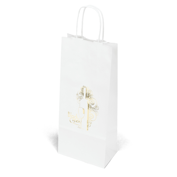 Vino - White Shopper - Foil Print