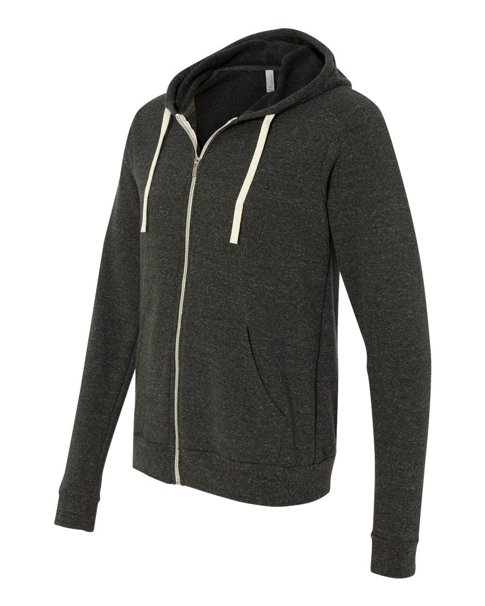 Unisex Triblend Sponge Fleece Full-Zip Hoodie Sweatshirt - 3909 6
