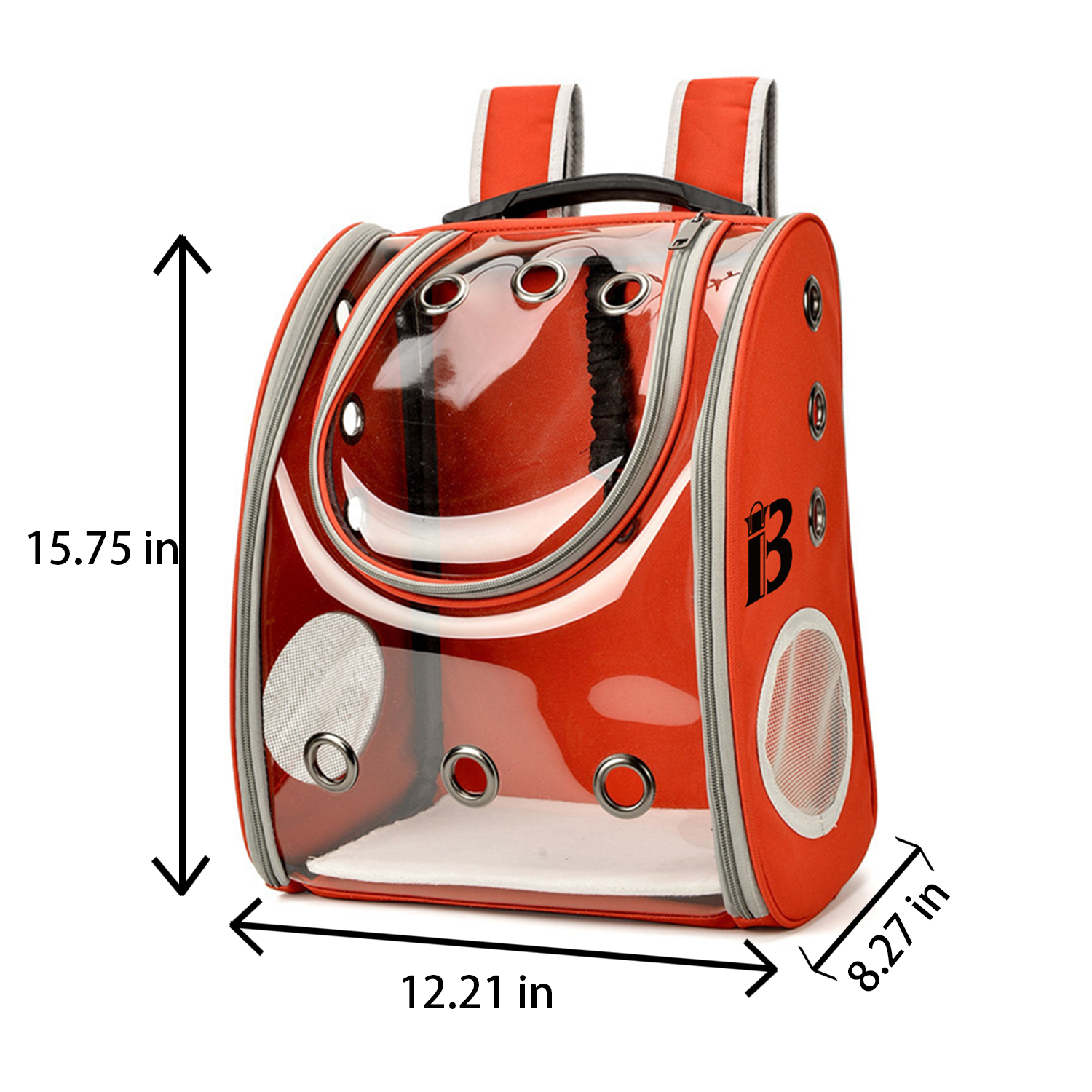 PVC Transparent Pet Space Backpack 1