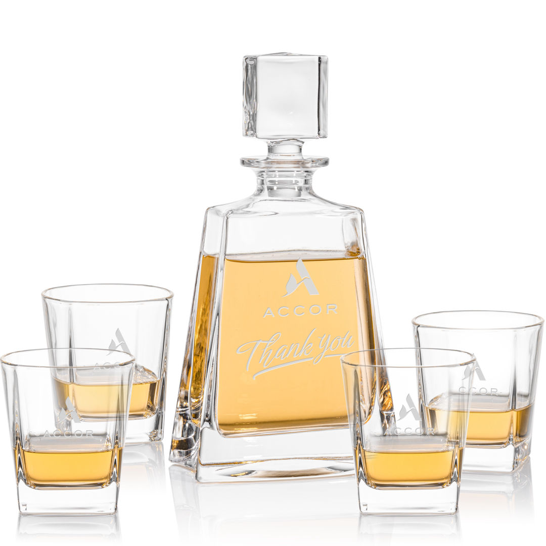 Arcadia Decanter Set, custom bottle opener with logo imprint 7