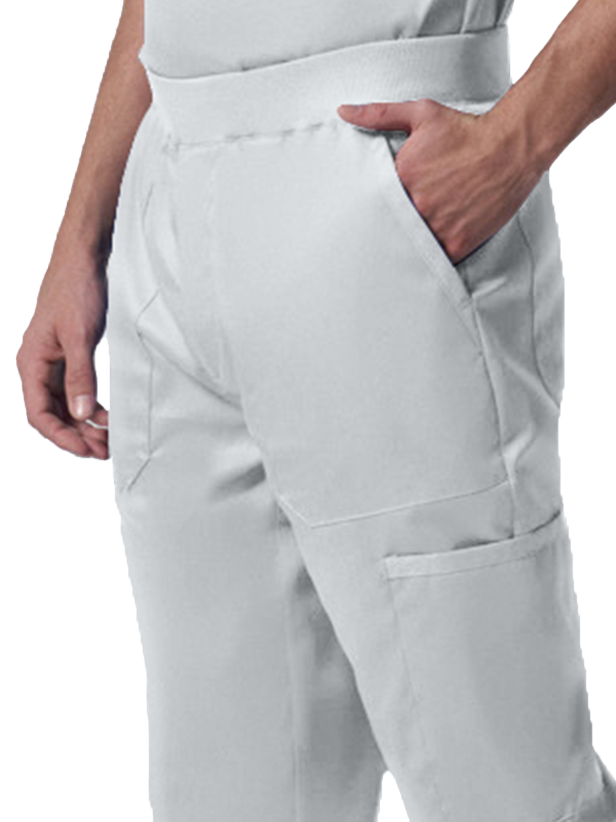 Landau - ProFlex - Men's Seven-Pocket Mid-Rise Rib-Knit Elastic Waist Jogger Pant 6