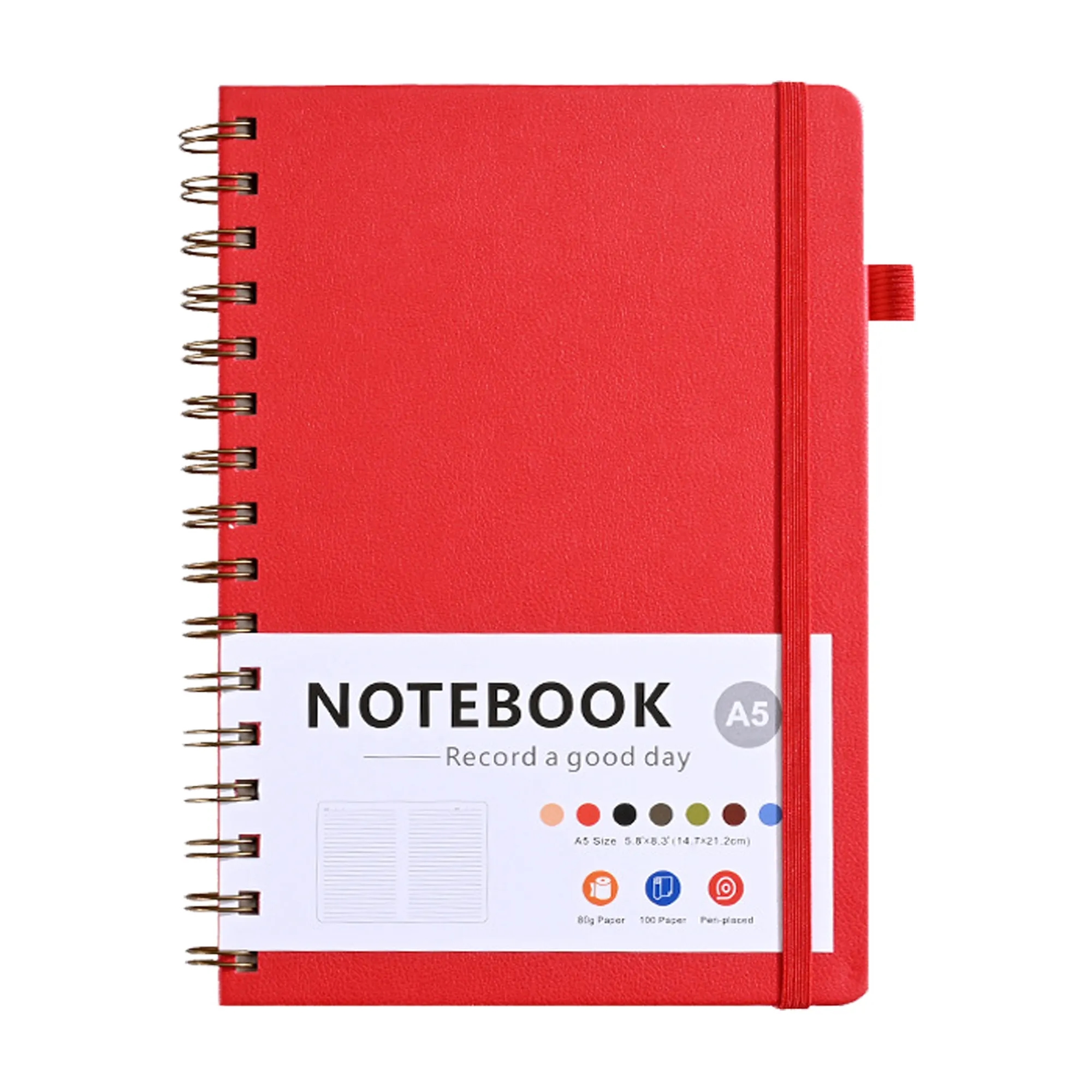Compact A5 Spiral Notebook for School and Office 3