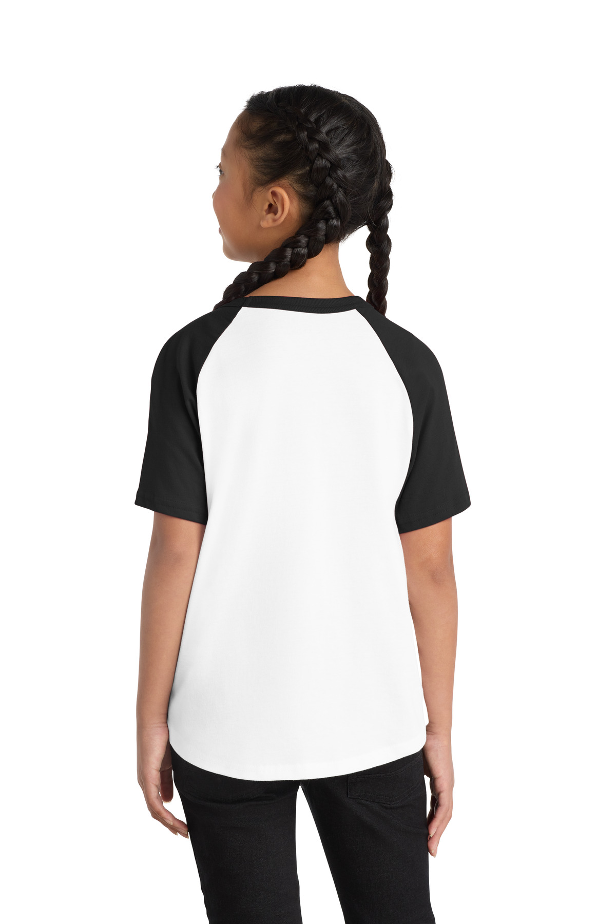 Sport-Tek Youth Short Sleeve Colorblock Raglan Jersey. YT201 13