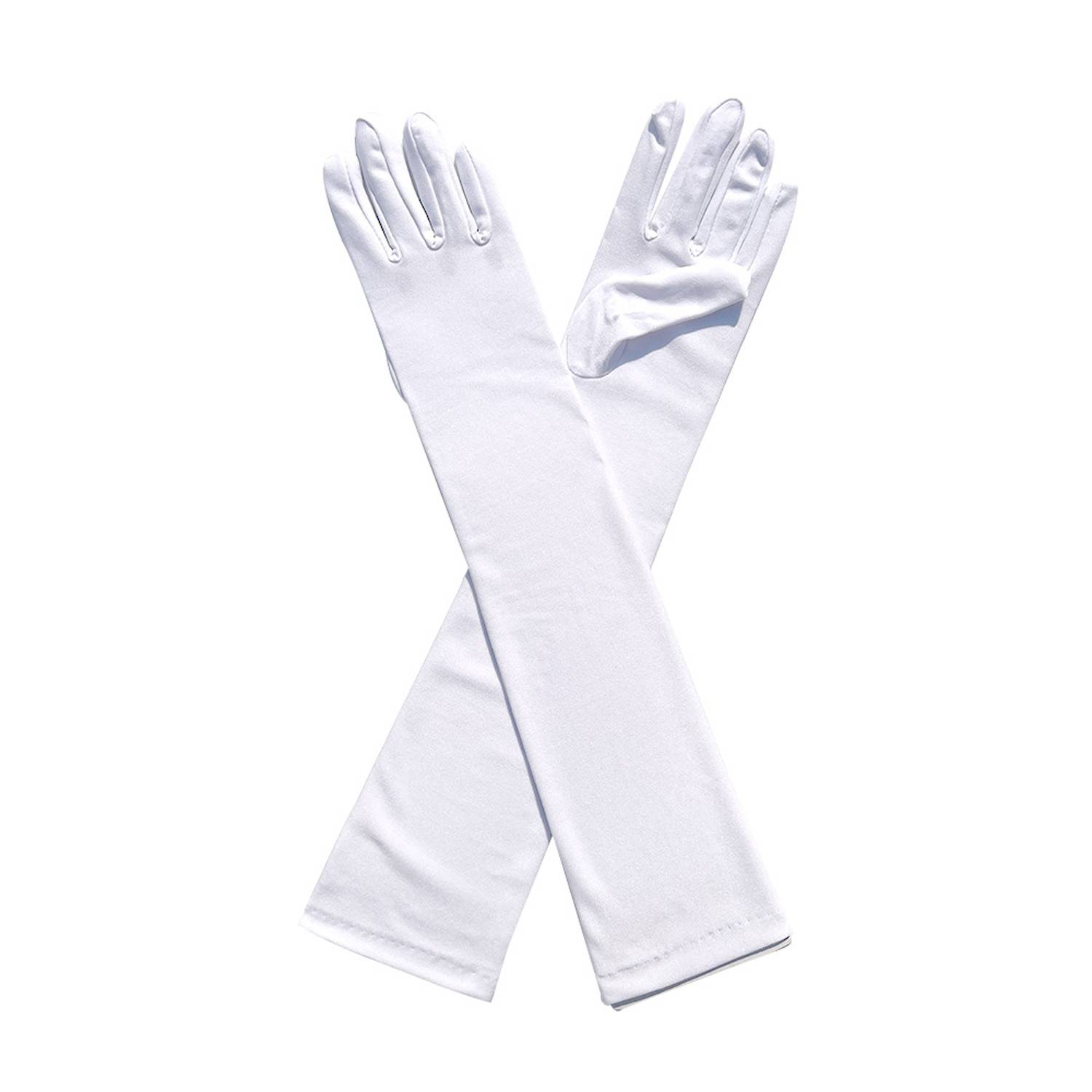 Women Long Stretchy Party Gloves 9
