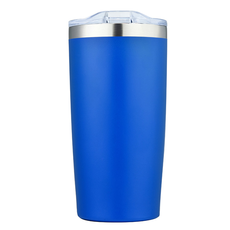 20oz. Stainless Steel Hot / Cold Beverage Tumbler with Slide Lid 4