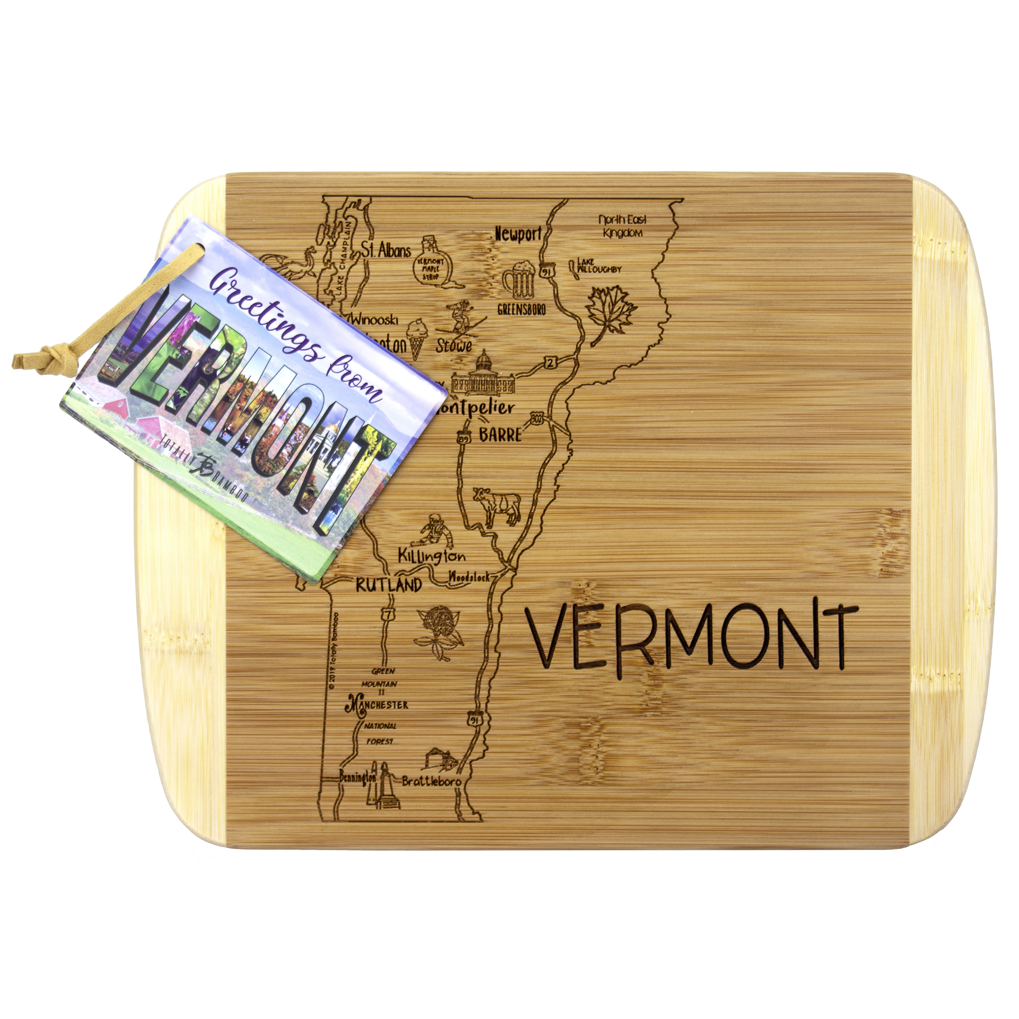A Slice of Life Vermont Serving & Cutting Board 2