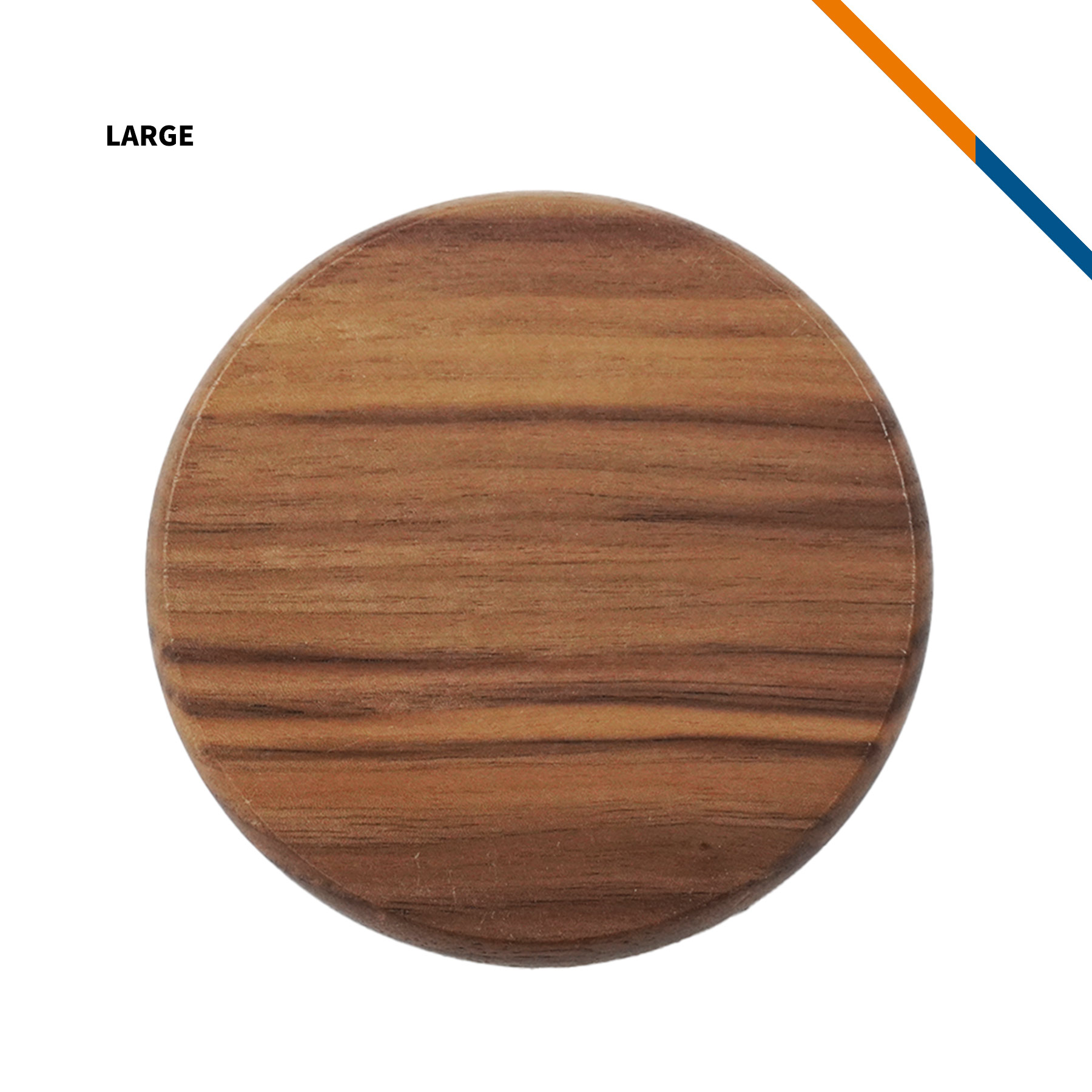 Brock Walnut Round Coaster 7