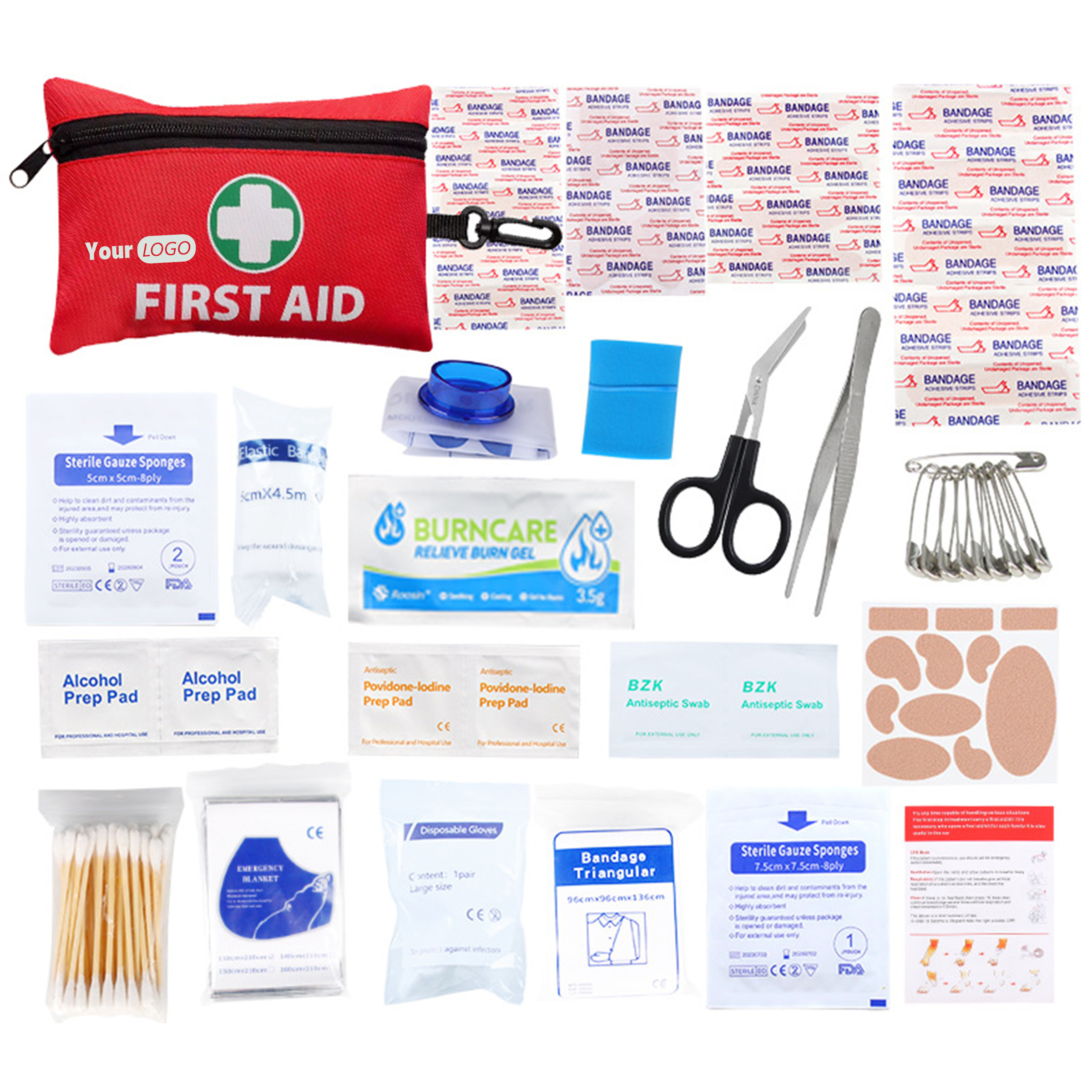 Oxford Outdoor Portable 132 Piece Car First Aid Kit 1