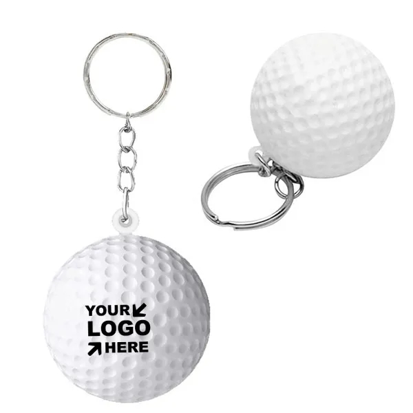 Golf Ball Keyring Stress Reliever 1